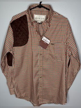 Gokey High Prairie Hunter Brushed Twill Shirt NWT